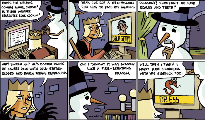 Writer's Blockhead