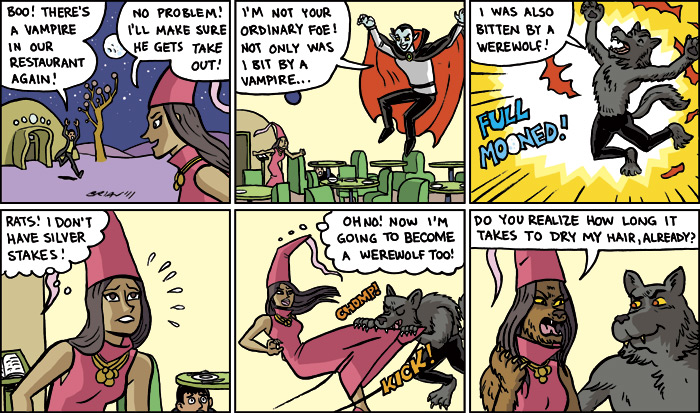Boo vs Vampire/Werewolf part 1