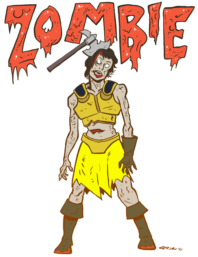 Zombie from Dungeons and Dragons Monster Manual